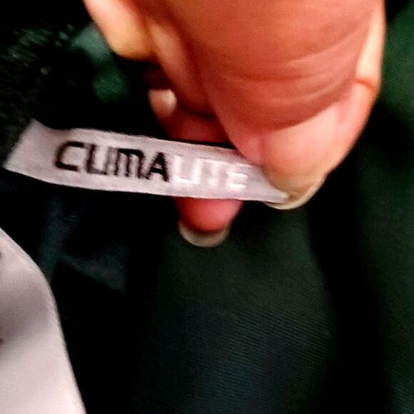 Adidas Climalite Green Drawstring Calf Crop Stretchy Pants Athleisure - Picture 6 of 7